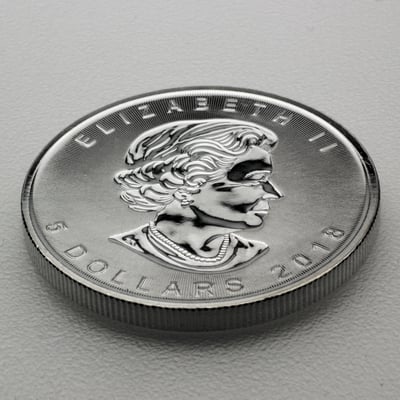 Silbermünze 1oz "Maple Leaf Incuse" 2018 (Kanada) - Miniaturansicht 4