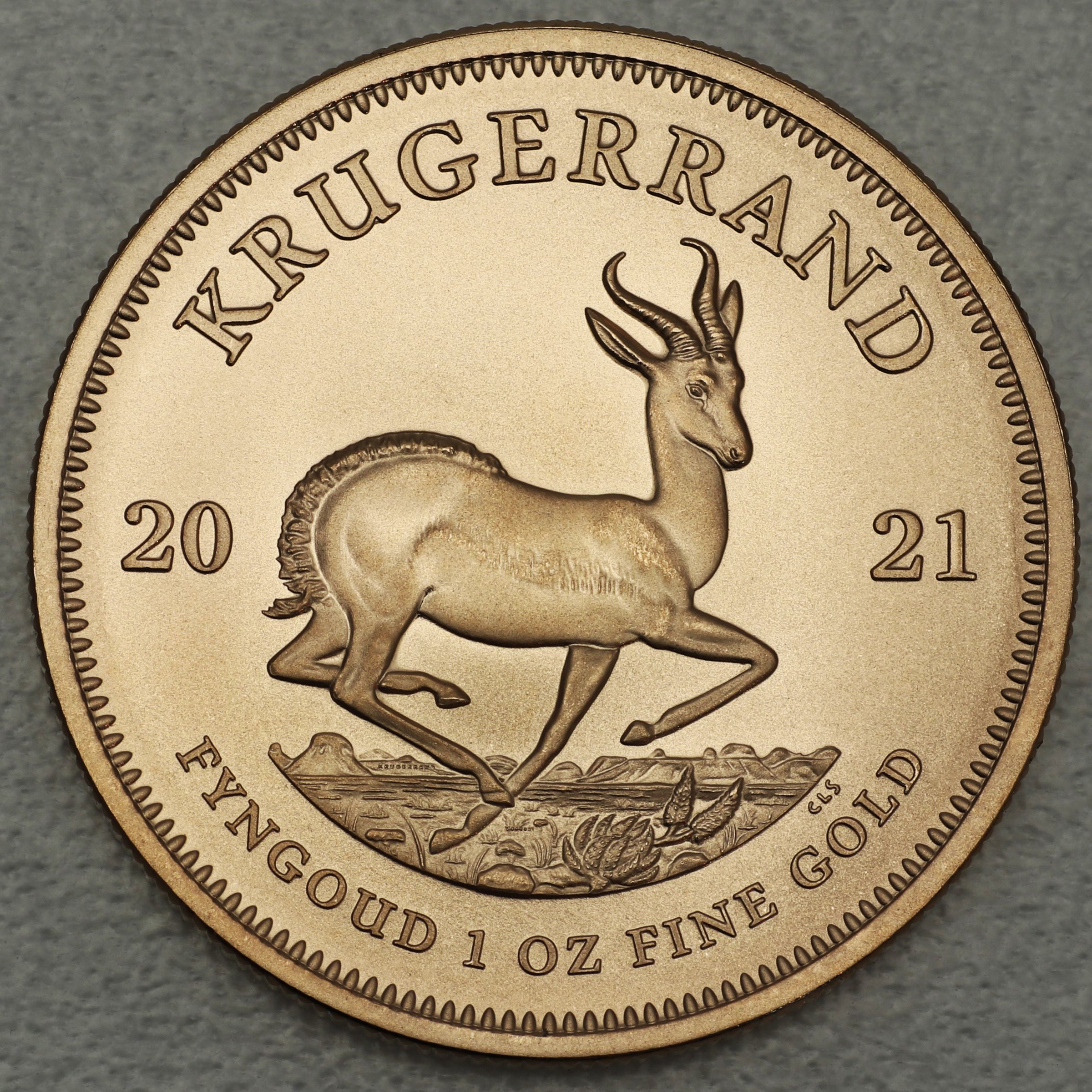 Goldmünze 1oz "Krügerrand" 2021 (Südafrika) - Hauptansicht