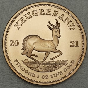 Goldmünze 1oz "Krügerrand" 2021 (Südafrika) - Hauptansicht