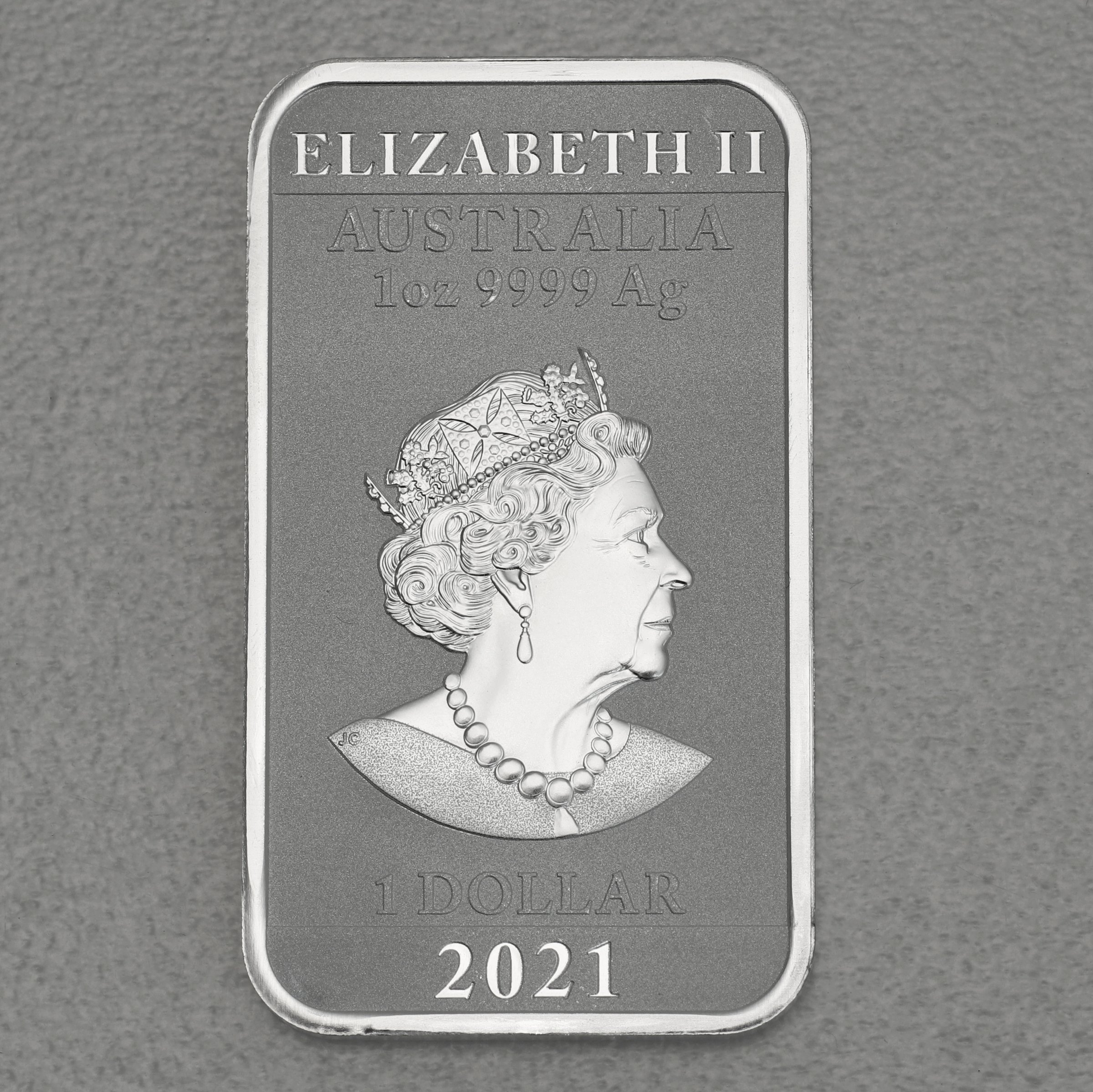 Silber Münzbarren 1oz "Rectangular Dragon" 2021 (Australien) - Detailansicht 1
