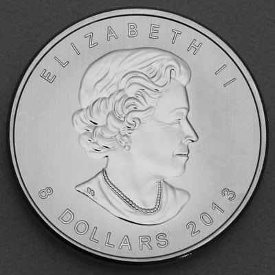 Silbermünze 1,5oz "Canadian Polarbear" 2013 (Kanada) - Miniaturansicht 2