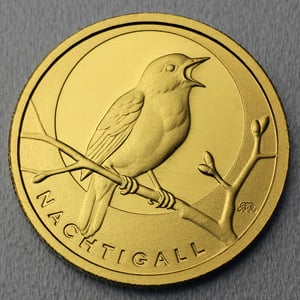 Goldmünze 20 Euro "Nachtigall" 2016 Heimische Vögel (Deutschland) - Hauptansicht