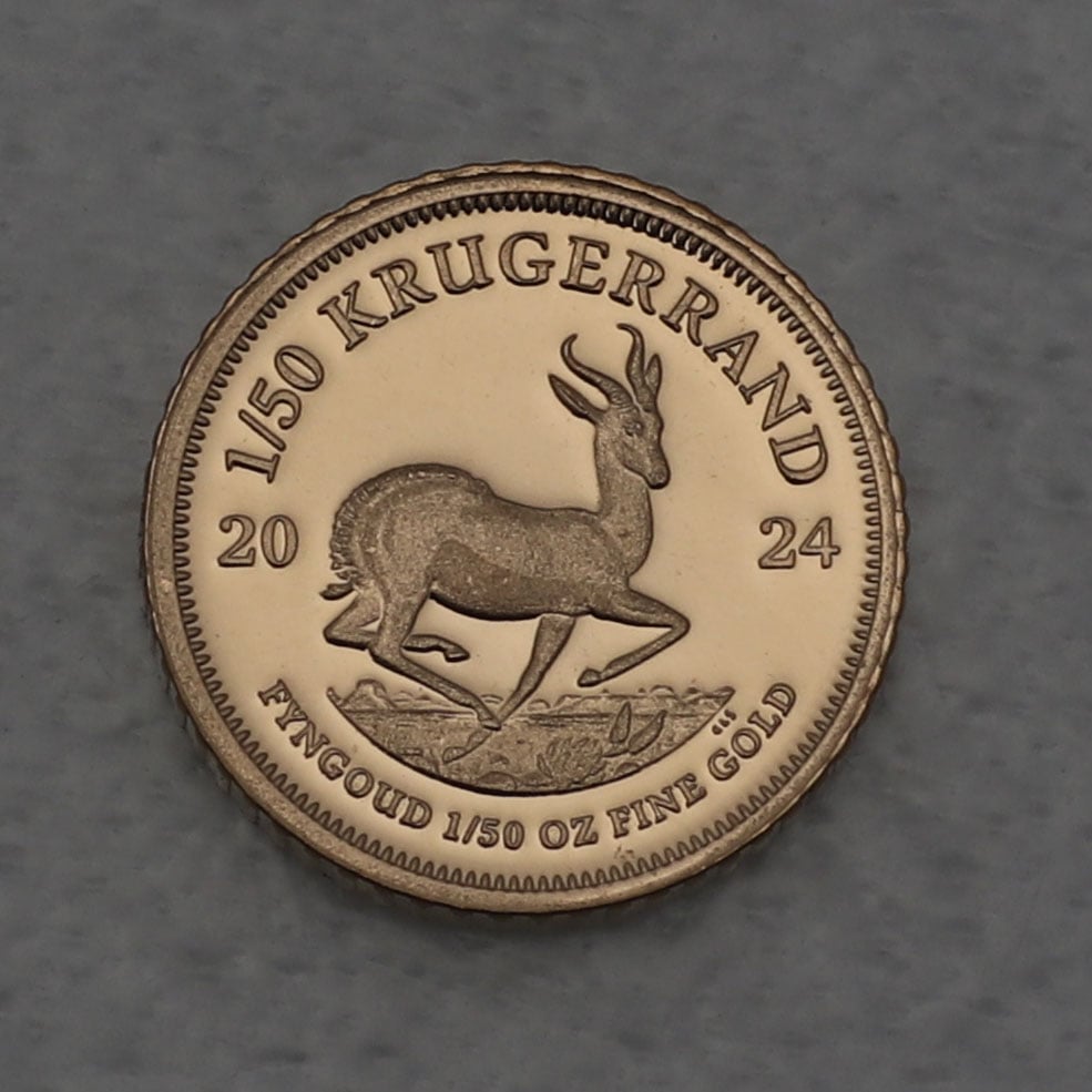 Goldmünze 1/50oz "Krügerrand" 2024 (Südafrika) - Hauptansicht