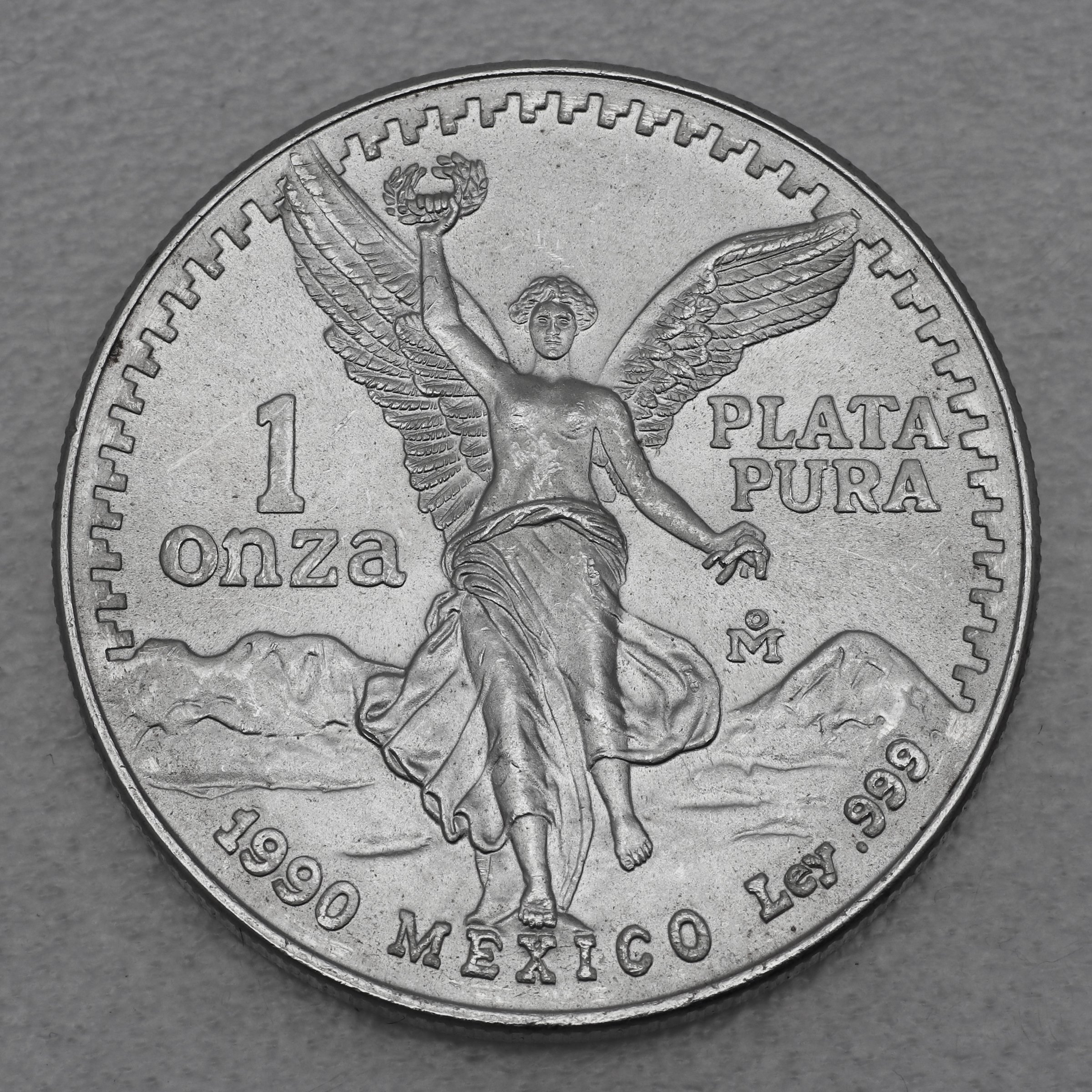 Silbermünze 1oz "Libertad" 1990 (Mexiko) - Hauptansicht