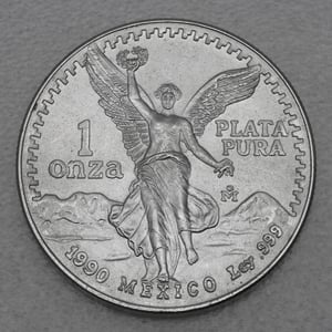 Silbermünze 1oz "Libertad" 1990 (Mexiko) - Miniaturansicht 1