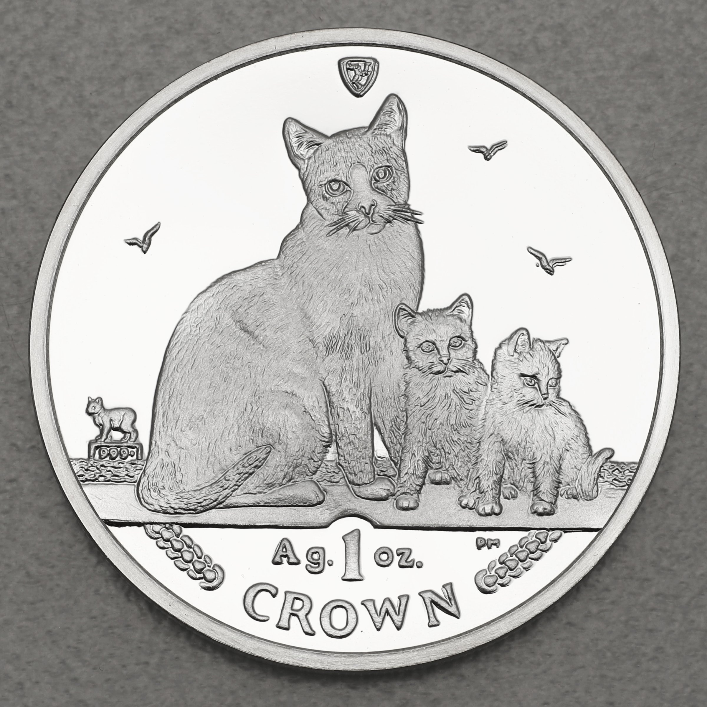 Silbermünze 1oz "Snowshoe Cat" 2014 Cats (Isle of Man) - Hauptansicht