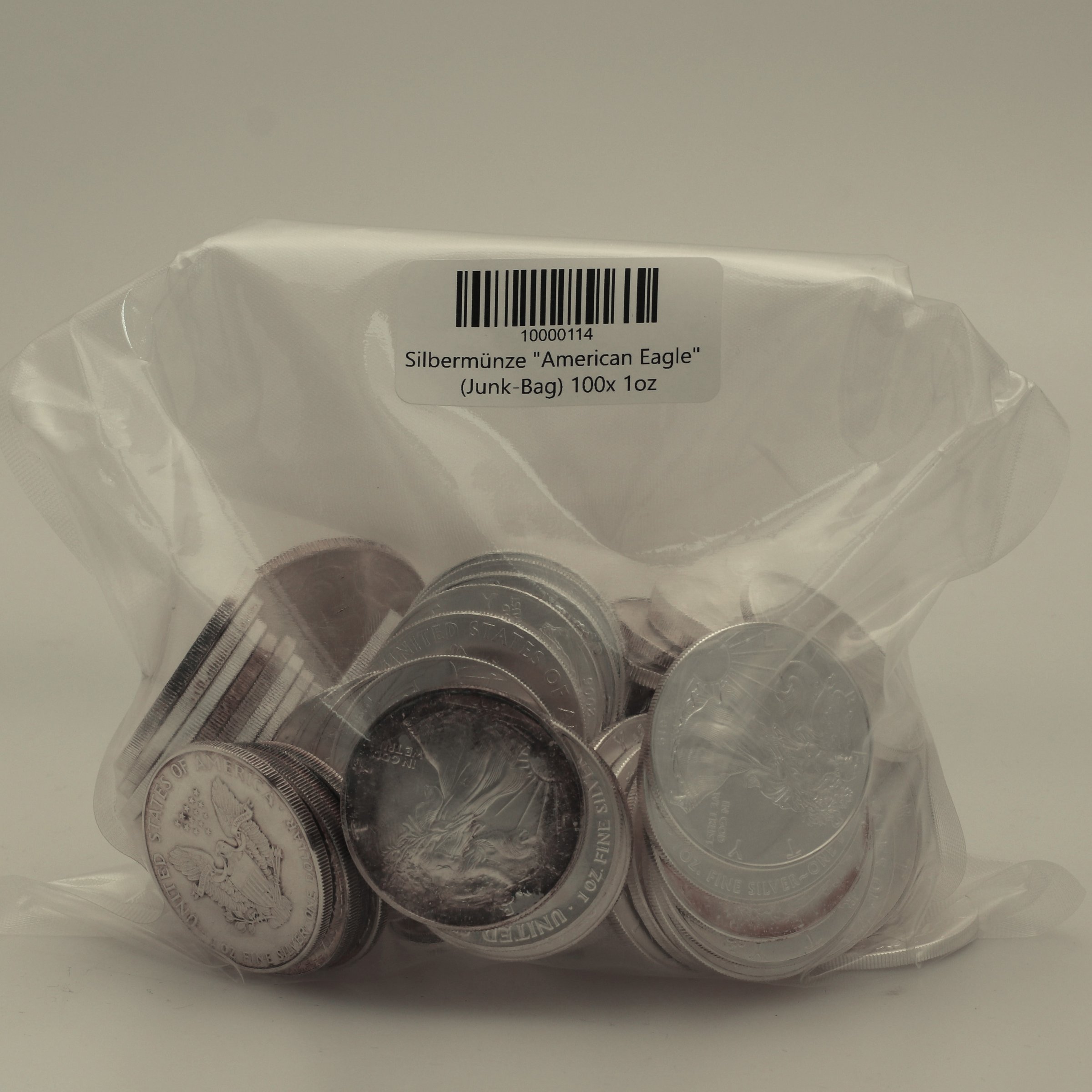 Silbermünze "American Eagle" (Junk-Bag) 100x 1oz (USA) - Hauptansicht