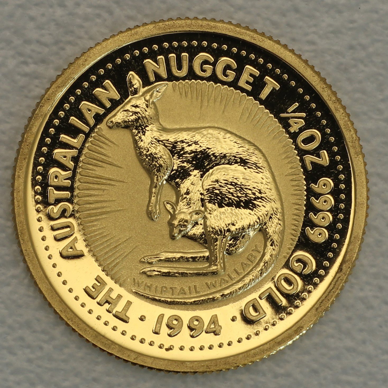 Goldmünze 1/4oz "Känguru" 1994 Australian Nugget (Australien) - Hauptansicht