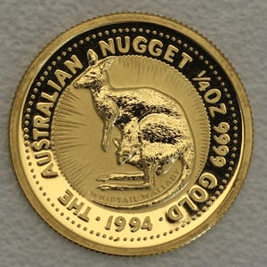 Goldmünze 1/4oz "Känguru" 1994 Australian Nugget (Australien) - Hauptansicht