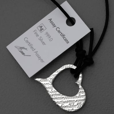 Silberanhänger "Flame of Love" PAMP - Miniaturansicht 4