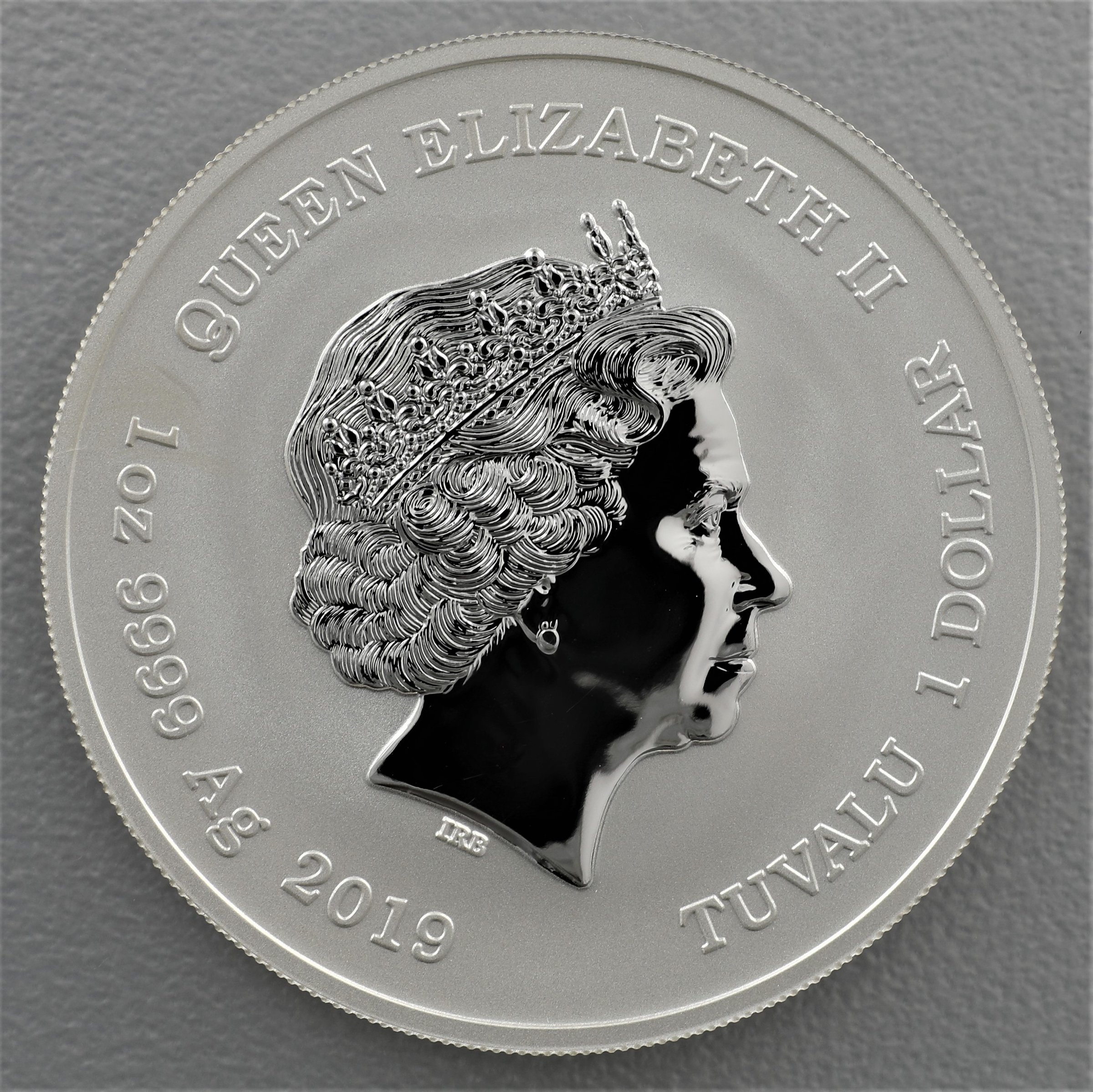 Silbermünze 1oz "Hulk" 2019 Marvel (Tuvalu) - Detailansicht 1