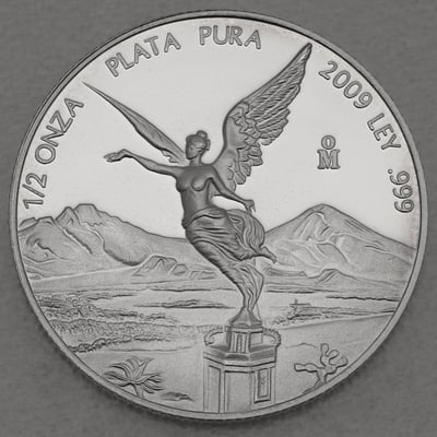Silbermünze 1/2oz "Libertad" 2009 (Mexiko) - Miniaturansicht 1