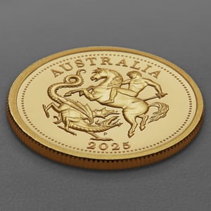 Goldmünze 1 Sovereign 2025 (PP) (Australien) - Miniaturansicht 3