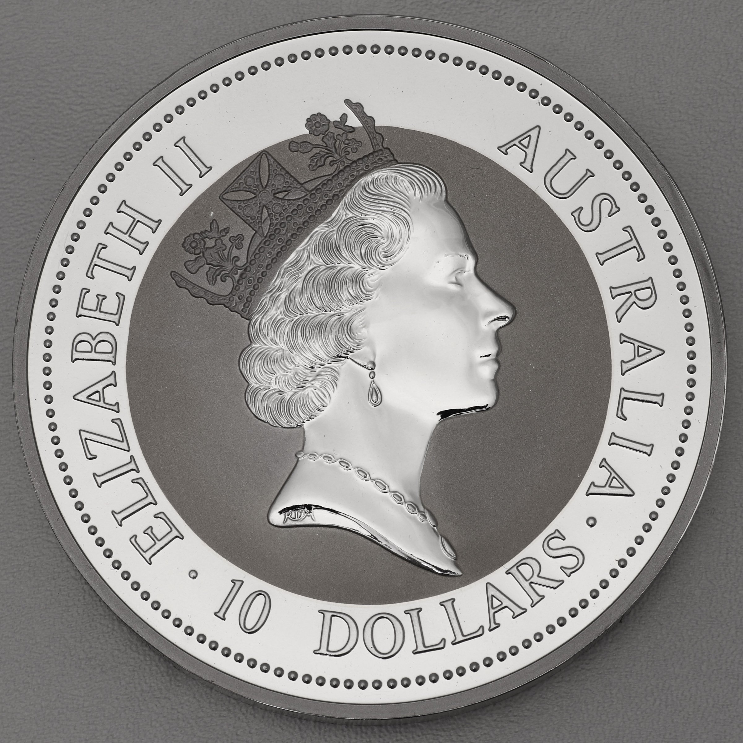 Silbermünze 10oz "Kookaburra" 1994 (Australien) - Detailansicht 1