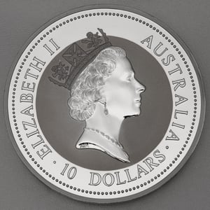Silbermünze 10oz "Kookaburra" 1994 (Australien) - Miniaturansicht 2