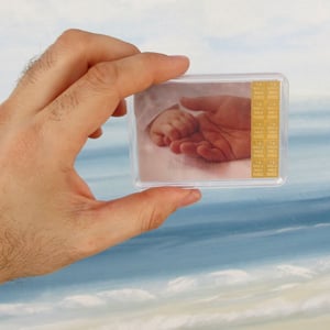 Goldbarren 10g "Alles Gute/Geburt"(Flip) - Miniaturansicht 3