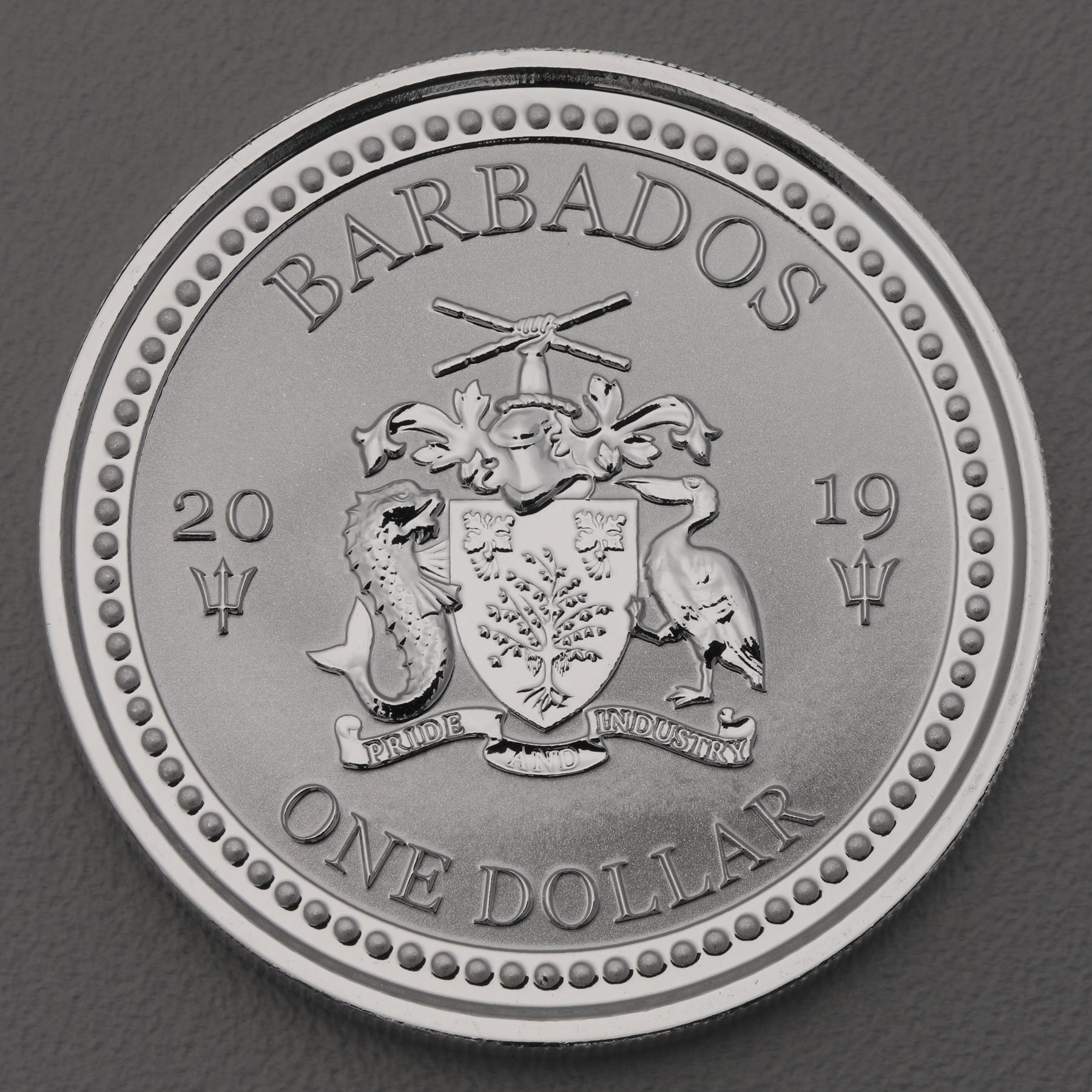 Silbermünze 1oz "Lionfish" 2019 Barbados Fish (Barbados) - Detailansicht 1