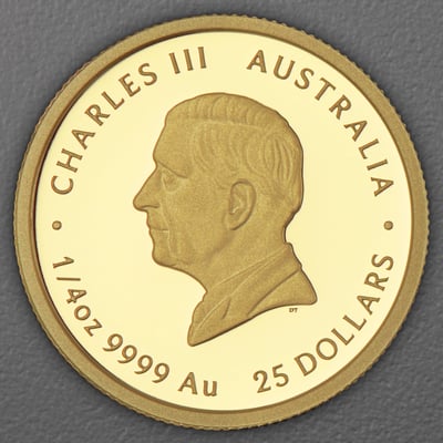 Goldmünze 1/4oz "Ziege" 2027 (PP) Lunar III – Year of the Goat (Australien) - Miniaturansicht 2