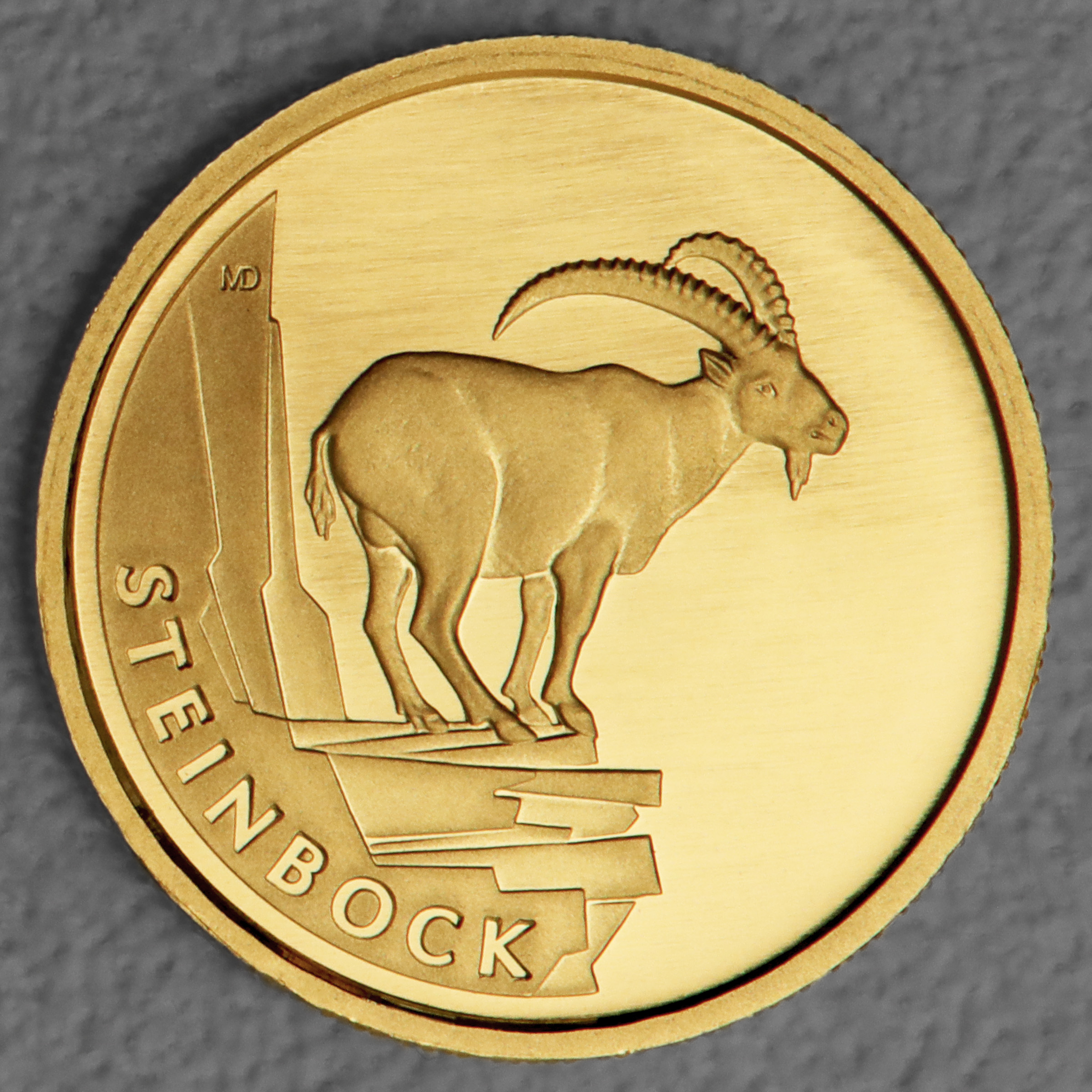 Goldmünze 20 Euro "Steinbock" 2023 Rückkehr der Wildtiere (Deutschland) - Hauptansicht