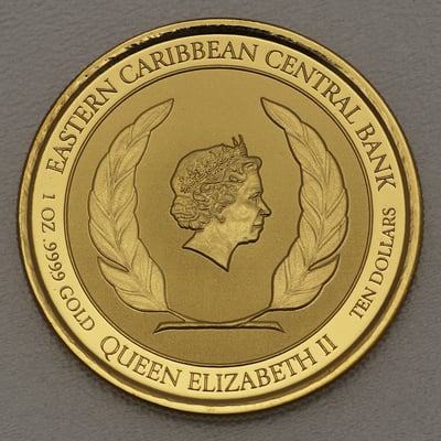 Goldmünze 1oz "Nutmeg Tree" 2022 Eastern Caribbean 8 (Grenada) - Miniaturansicht 2