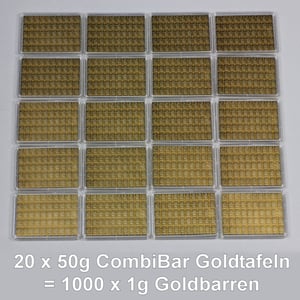 Investmentpaket (20x 50g Goldtafel) - Miniaturansicht 5