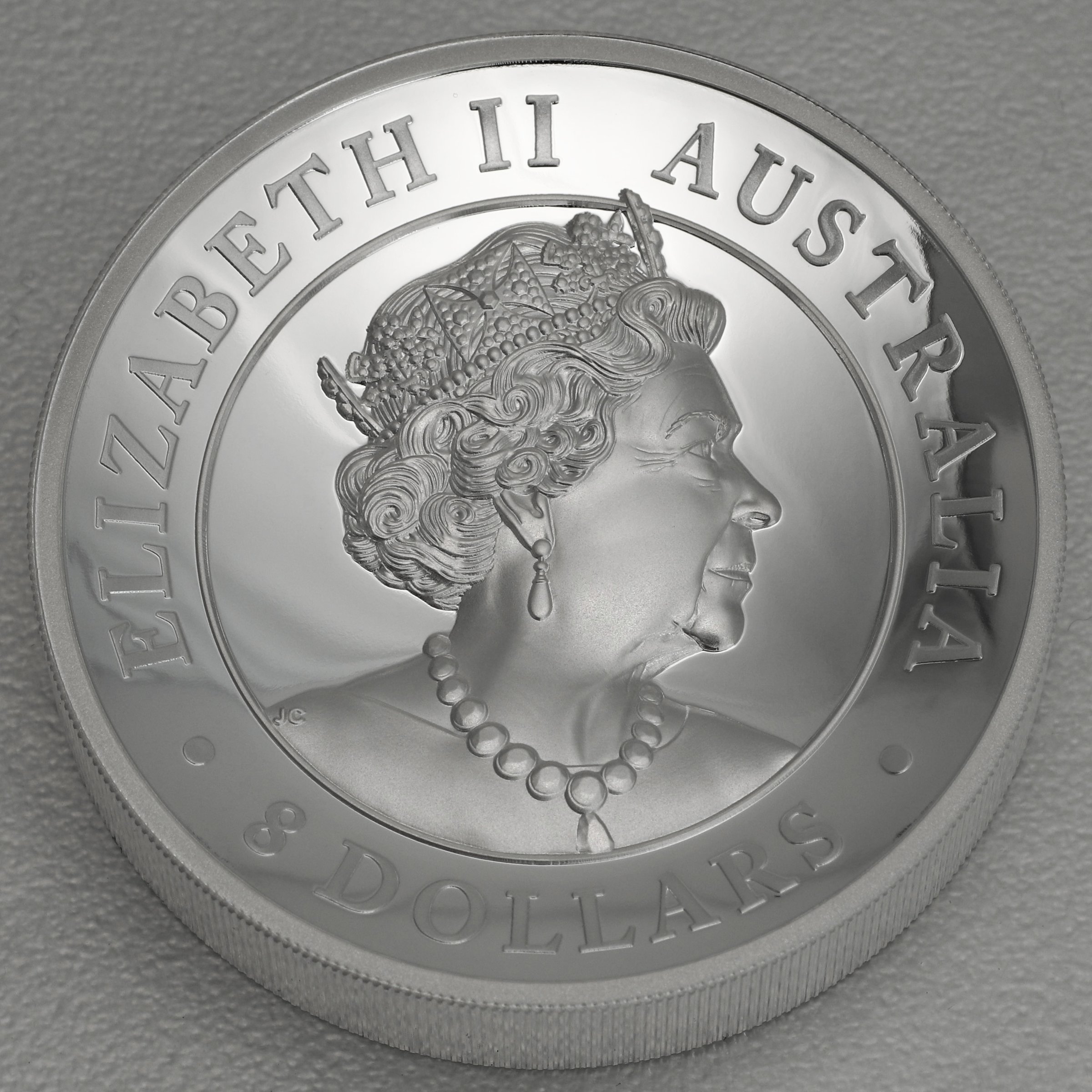 Silbermünze 5oz "Australian Kangaroo" 2020 (PP/HR) (Australien) - Detailansicht 1