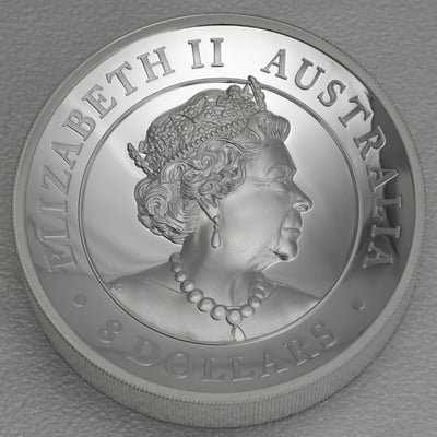 Silbermünze 5oz "Australian Kangaroo" 2020 (PP/HR) (Australien) - Miniaturansicht 2