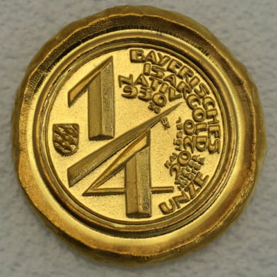 Flussgold-Medaille 2020 "Mönchspfennige Isargold" - Miniaturansicht 2