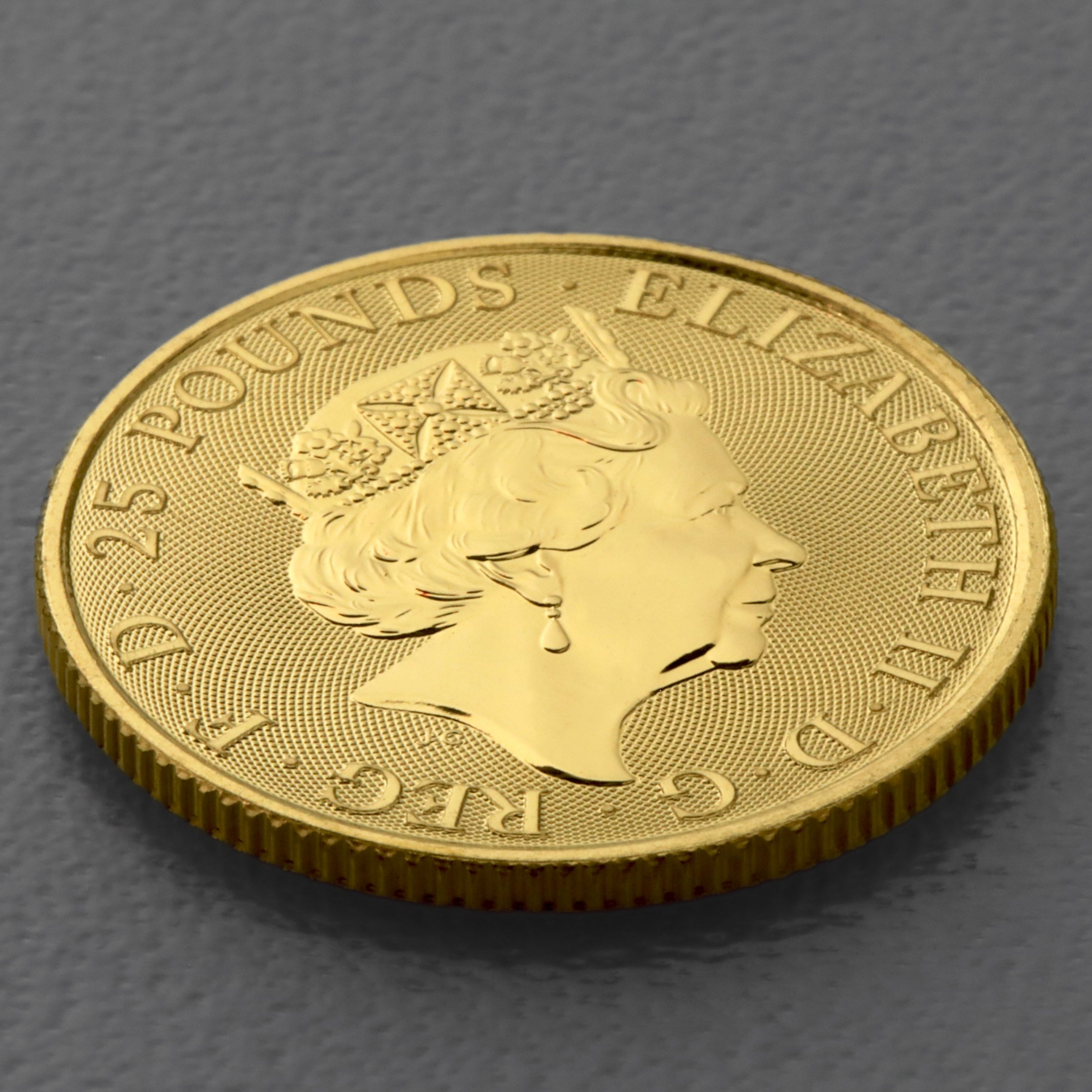 Goldmünze 1/4oz "The Yale of Beaufort" 2023 Royal Tudor Beasts (Großbritannien) - Detailansicht 3