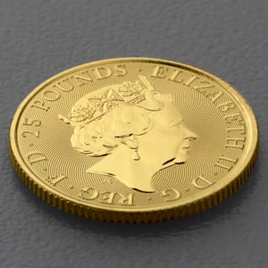 Goldmünze 1/4oz "The Yale of Beaufort" 2023 Royal Tudor Beasts (Großbritannien) - Miniaturansicht 4