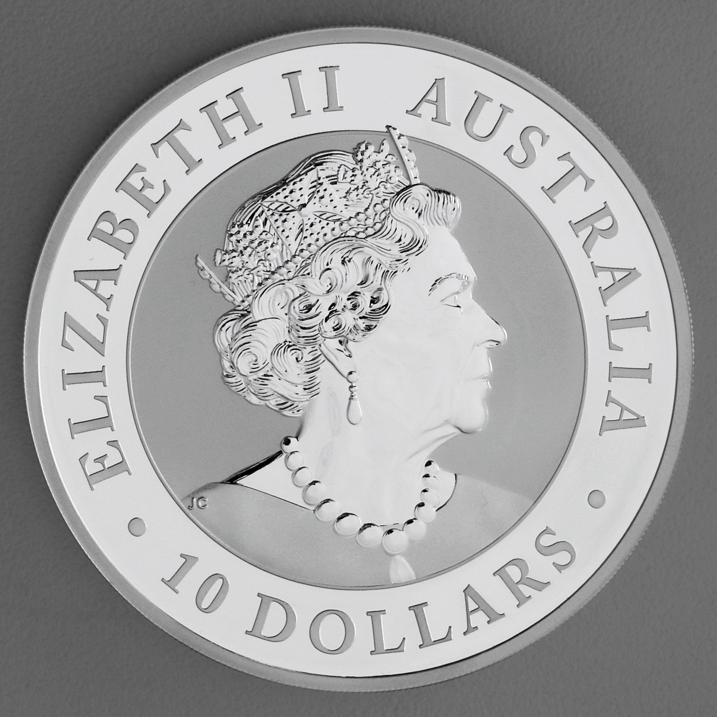 Silbermünze 10oz "Kookaburra" 2022 diff. (Australien) - Detailansicht 1