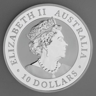Silbermünze 10oz "Kookaburra" 2022 diff. (Australien) - Miniaturansicht 2