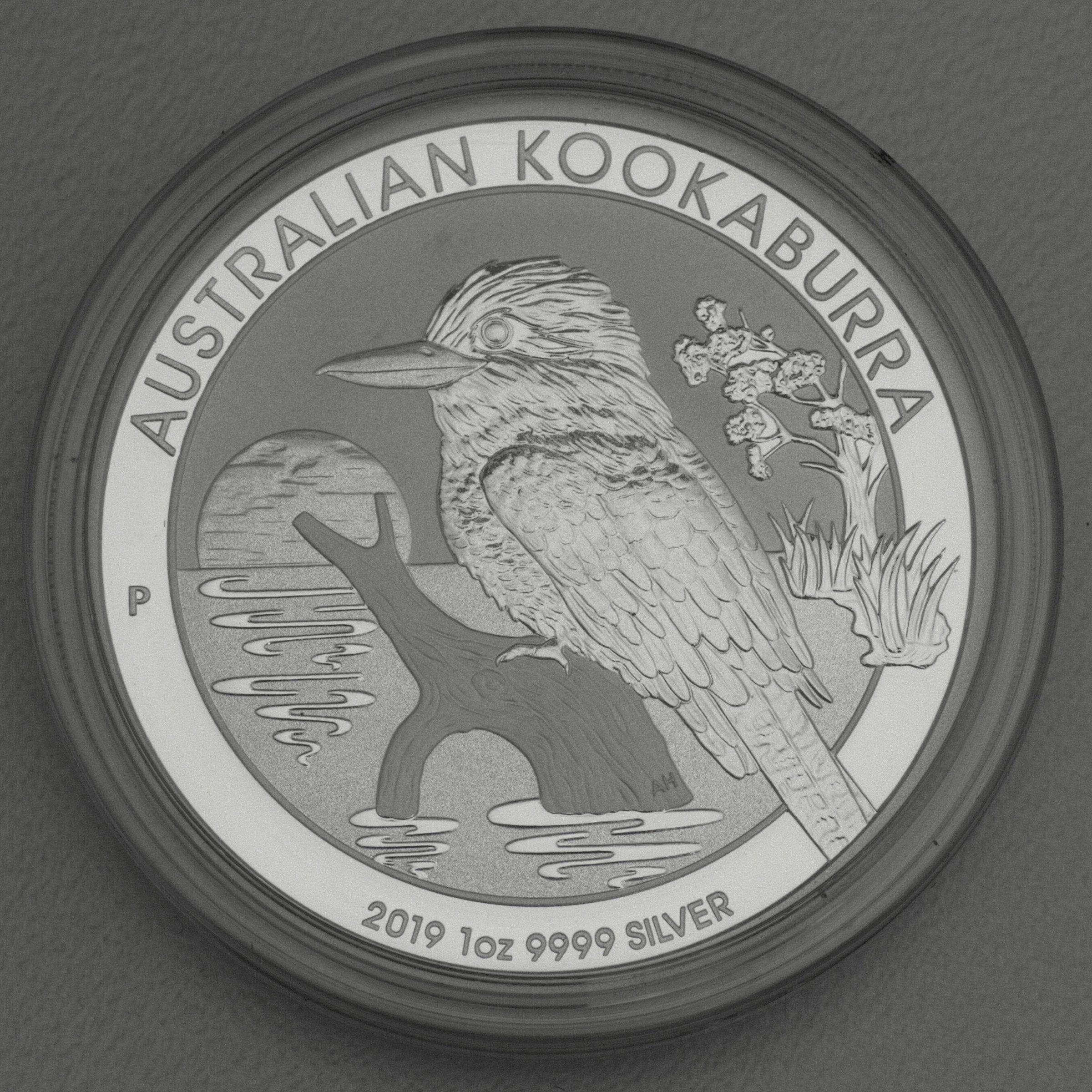 Silbermünze 1oz "Kookaburra" 2019 (Australien) - Detailansicht 2