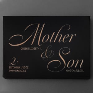 Goldmünzen 2 x 1/10oz "Britannia" 2023 Set – Mother & Son (Großbritannien) - Miniaturansicht 2