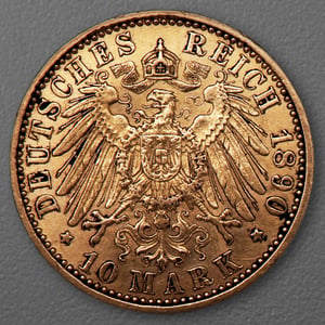 Goldmünze 10 Mark "Wilhelm II." 1890-A J.251 (Preußen) - Miniaturansicht 2