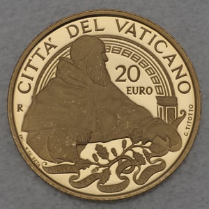 Goldmünze "20 Euro - 2013" Julius II. (Vatikanstadt) - Miniaturansicht 1