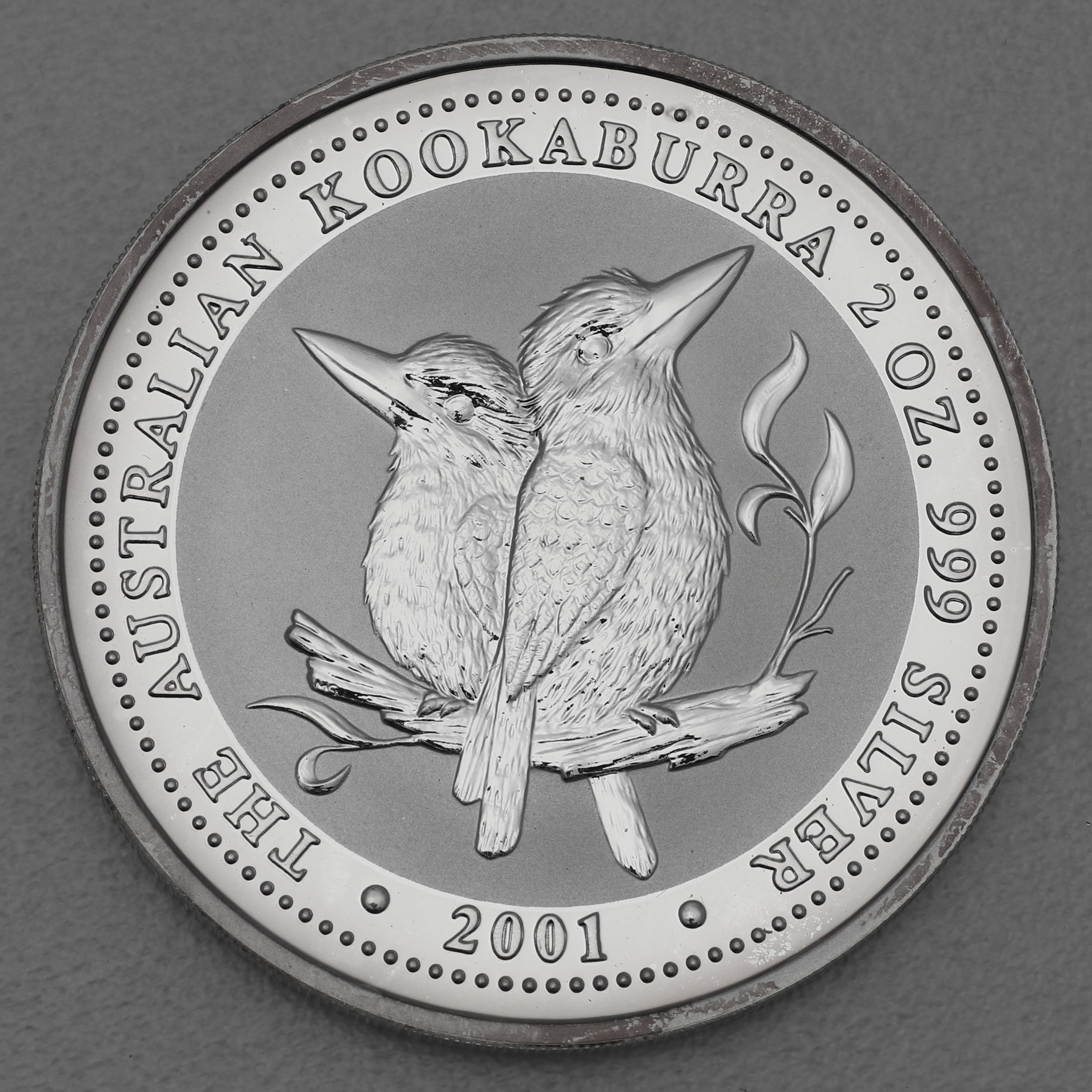 Silbermünze 2oz "Kookaburra" 2001 (Australien) - Hauptansicht