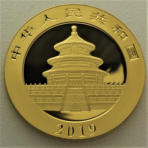 Goldmünze 30g "Panda" 2019 (China) - Miniaturansicht 2