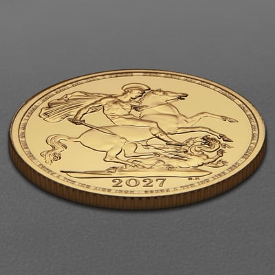 Goldmünze 1 Sovereign "Charles III." 2027 (Großbritannien) - Miniaturansicht 3