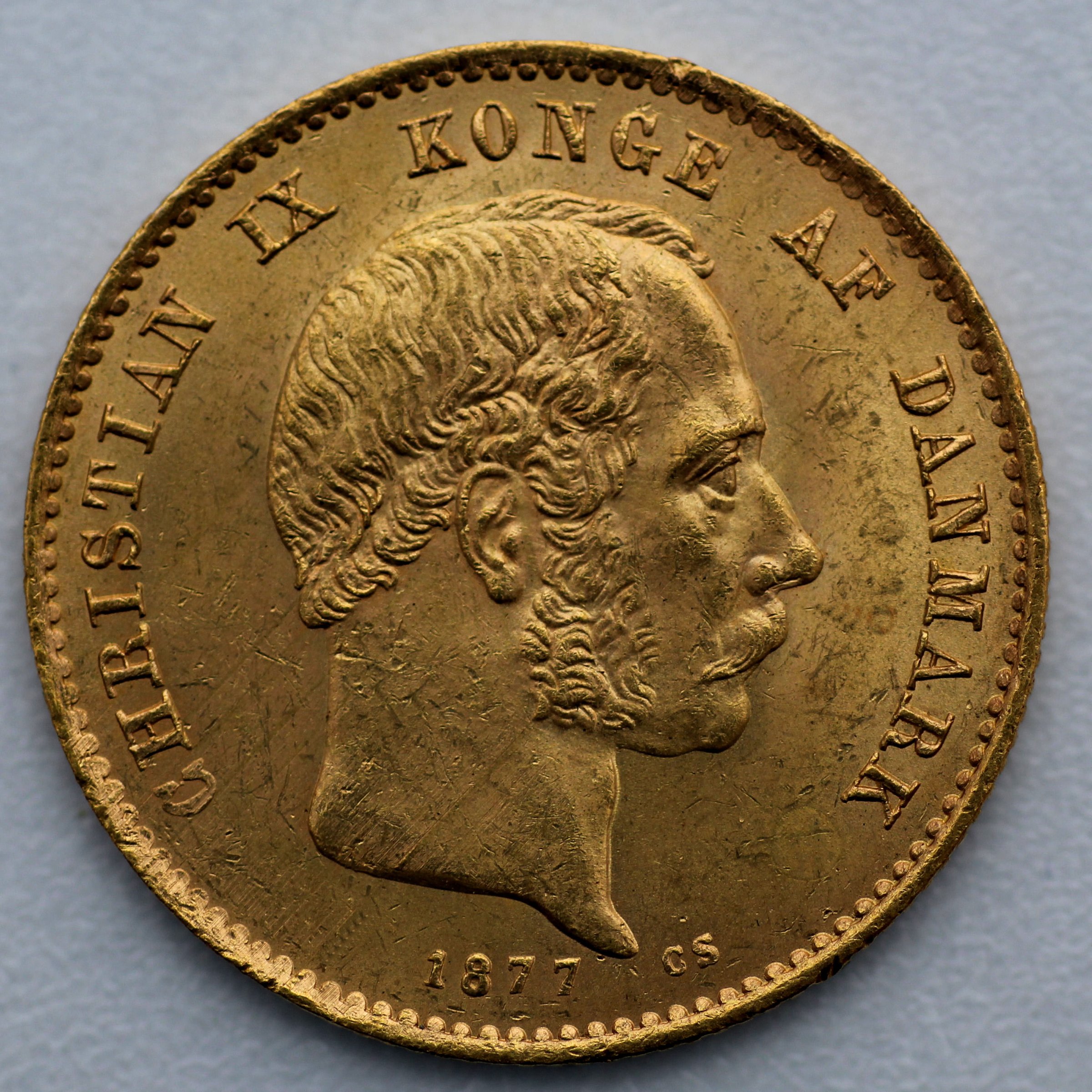 Goldmünze 20 Kronen "Christian IX." (Dänemark) - Hauptansicht