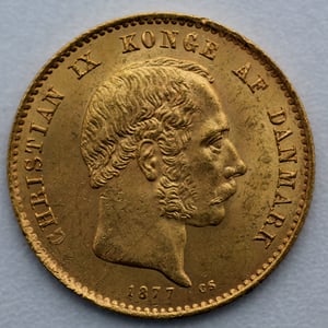 Goldmünze 20 Kronen "Christian IX." (Dänemark) - Hauptansicht