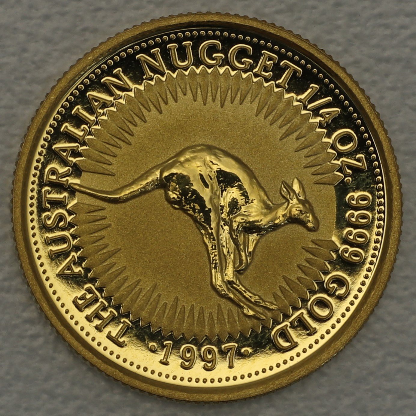 Goldmünze 1/4oz "Känguru" 1997 Australian Nugget (Australien) - Hauptansicht