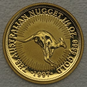 Goldmünze 1/4oz "Känguru" 1997 Australian Nugget (Australien) - Hauptansicht