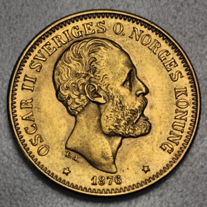 Goldmünze 20 Kronor "Oscar II" (Schweden) - Miniaturansicht 3