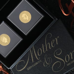 Goldmünzen 2 x 1/4oz "Britannia" 2023 Set – Mother & Son (Großbritannien) - Hauptansicht