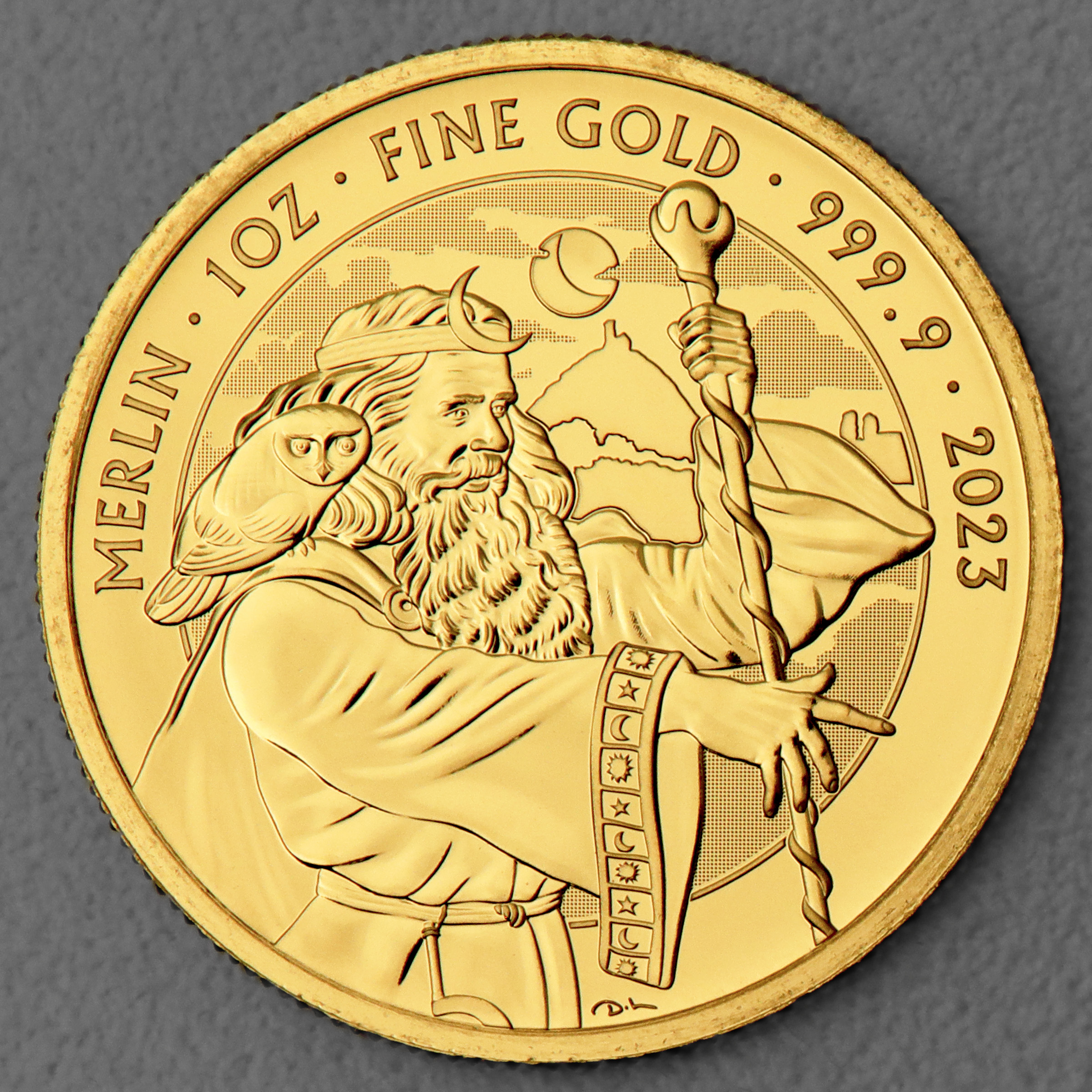 Goldmünze 1oz "Merlin" 2023 Myths and Legends (Großbritannien) - Hauptansicht