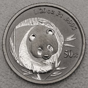 Platinmünze 1/20oz "Panda" 2003 (China) - Hauptansicht