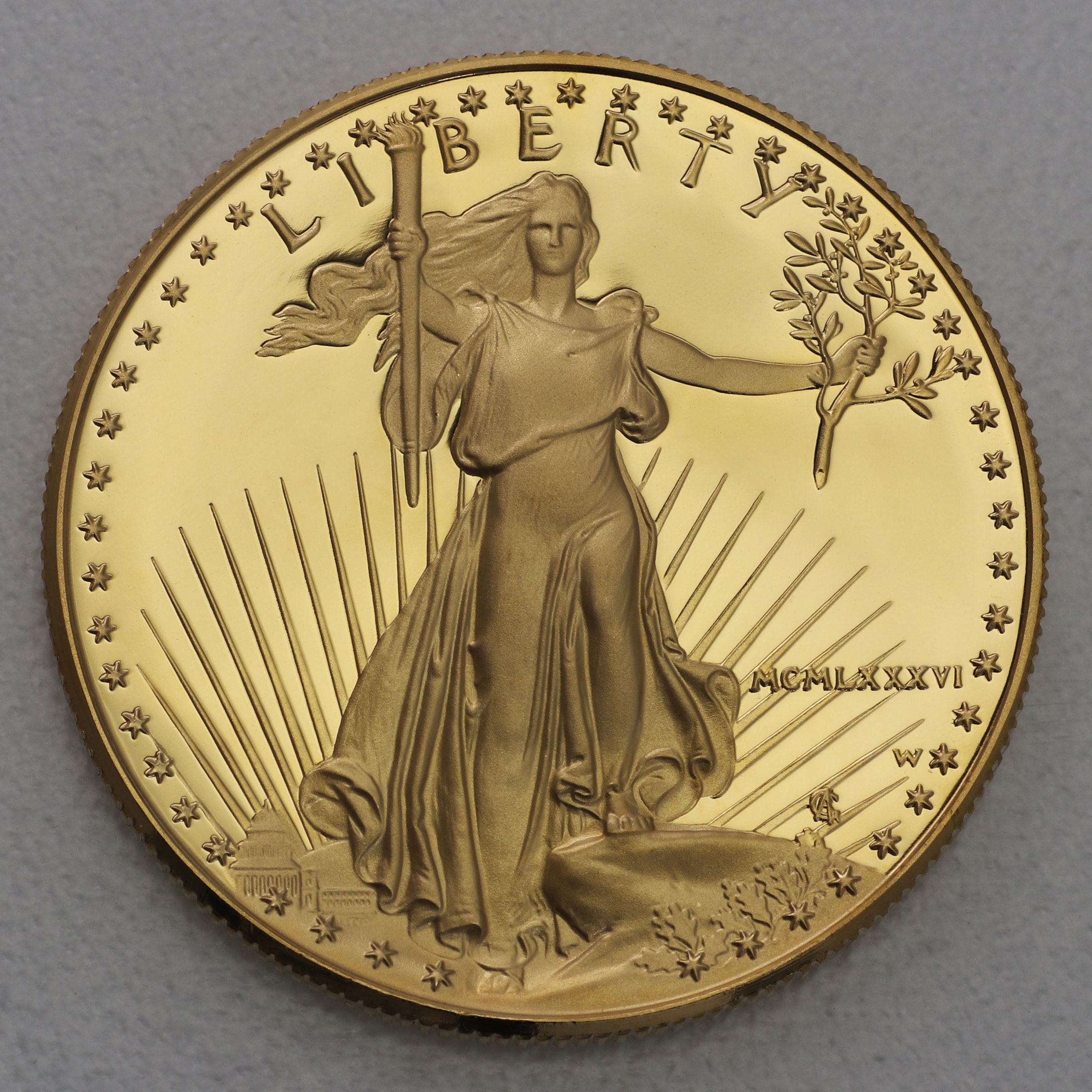 Goldmünze 1oz "American Eagle" 1986 (PP) (USA) - Hauptansicht
