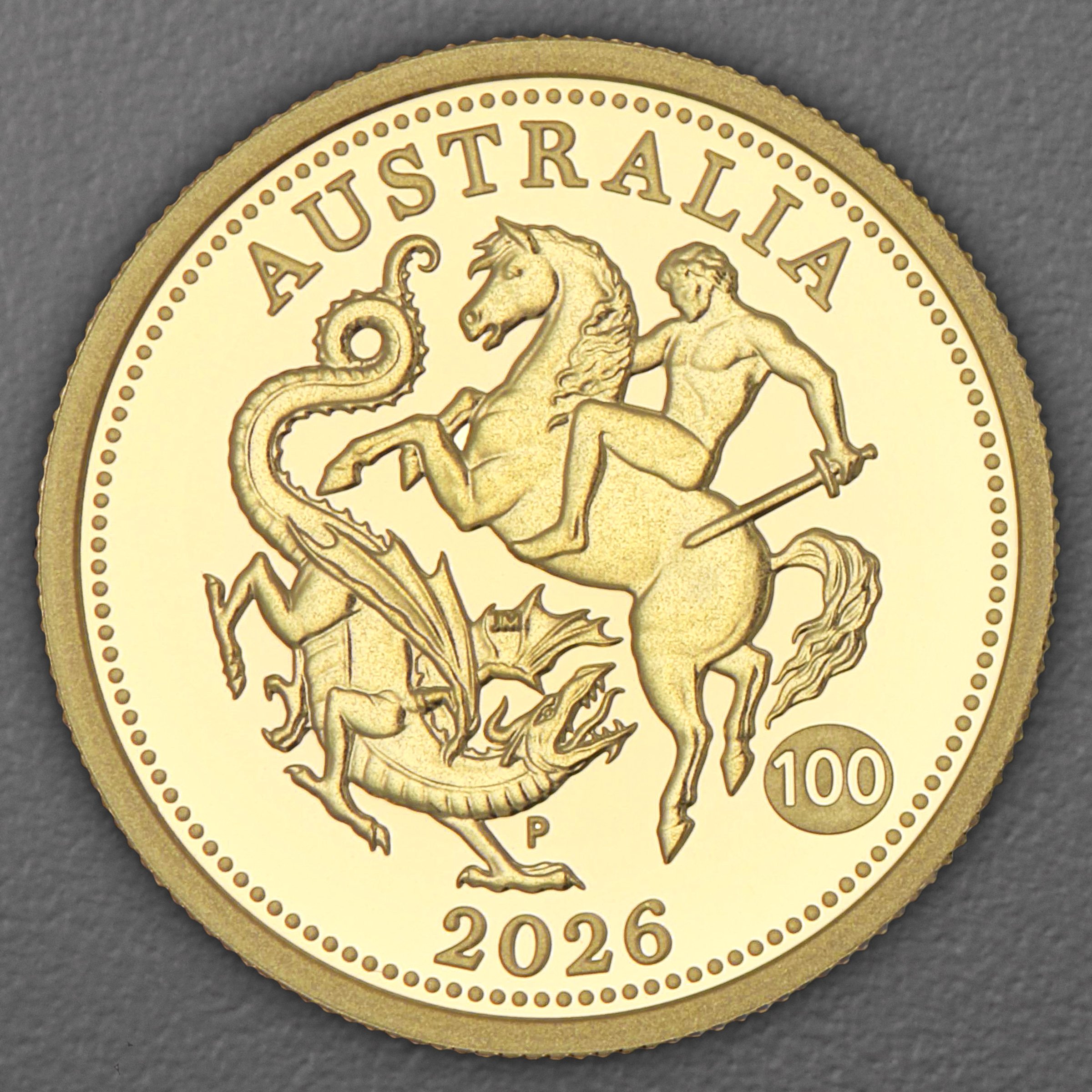 Goldmünze 1 Sovereign 2026 (PP) Privy Mark (Australien) - Hauptansicht