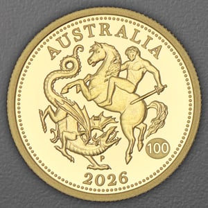 Goldmünze 1 Sovereign 2026 (PP) Privy Mark (Australien) - Hauptansicht